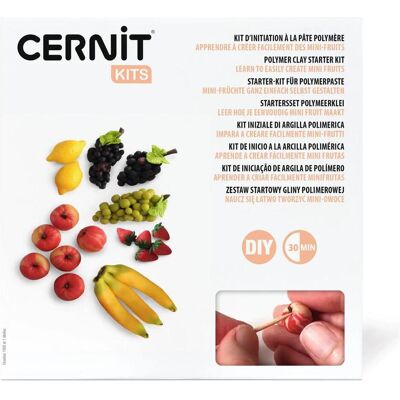 Cernit, Modelliermasse, Starterset, Modelliermasse, Mini-Früchte - Cernit, Modelliermasse, Starterset, Modelliermasse, Mini-Früchte -