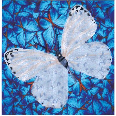 Diamond Dotz Flutter by White 30.5 x 30.5 cm Diamond Dotz Flutter by White 30.5 x 30.5 cm