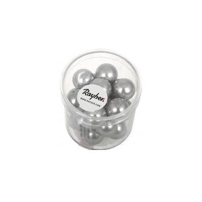 Rayher Renaissance Glaswachsperlen, 12mm ø, silbergrau Rayher Renaissance Glaswachsperlen, 12mm ø, silbergrau