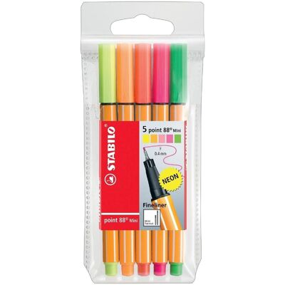 STABILO Point 88 Mini Fineliner - 3 Farbvarianten - Produkttyp: Fineliner STABILO Point 88 Mini Fineliner - 3 Farbvarianten - Produkttyp: Fineliner