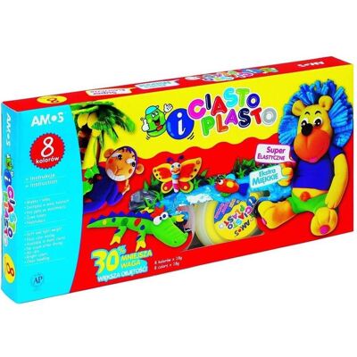 Amos Plasto-Teig, 8 Farben (134289) Amos Plasto-Teig, 8 Farben (134289)