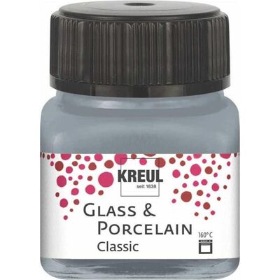 Kreul, Künstlerfarbe + Bastelfarbe, Glass & Porcelain Classic Metallic, Porzellan- und Glasfarbe (20 ml) Kreul, Künstlerfarbe + Bastelfarbe, Glass & Porcelain Classic Metallic, Porzellan- und Glasfarbe (20 ml)