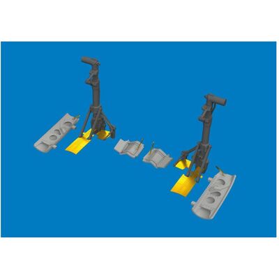 Eduard P-40K undercarriage legs PRINT for Eduard P-40K undercarriage legs PRINT for