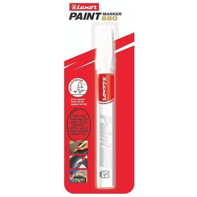 Luxor, Marker, PAINT MARKER WHITE 3024/1BC (1x) Luxor, Marker, PAINT MARKER WHITE 3024/1BC (1x)