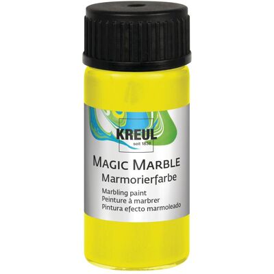 Kreul, Künstlerfarbe + Bastelfarbe, Marmorierfarbe "Magic Marble", neongelb, 20 ml (20 ml) Kreul, Künstlerfarbe + Bastelfarbe, Marmorierfarbe "Magic Marble", neongelb, 20 ml (20 ml)