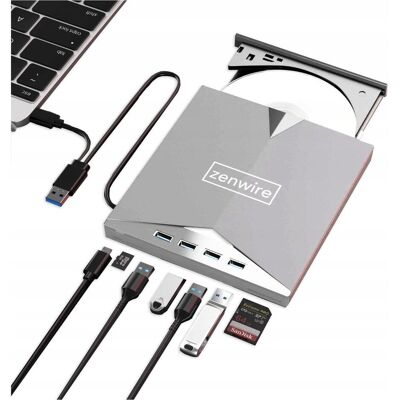 Zenwire Napęd H61 (DVD Brenner), Optisches Laufwerk, Silber Zenwire Napęd H61 (DVD Brenner), Optisches Laufwerk, Silber