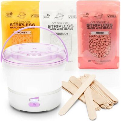 Rio Wachs + Enthaarungscreme, Wax heater for depilation (1x, 400 ml) Rio Wachs + Enthaarungscreme, Wax heater for depilation (1x, 400 ml)