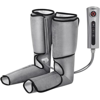 Naipo, Recovery Manschetten, MGF-C701 grau / Massagegerät / für Füsse und Waden / 2 Programme / 3 Intensitäten Naipo, Recovery Manschetten, MGF-C701 grau / Massagegerät / für Füsse und Waden / 2 Programme / 3 Intensitäten