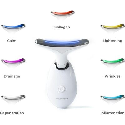 InnovaGoods, Gesichtspflegegerät, Elektrischer Gesichtsfestiger für Gesicht und Hals mit LED, EMS und Wärme Selora InnovaGoods, Gesichtspflegegerät, Elektrischer Gesichtsfestiger für Gesicht und Hals mit LED, EMS und Wärme Selora