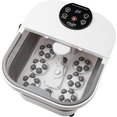 Adler, Massagegerät, AD 2182 Składany hydromasażer do stóp z masażem mechanicznym, podgrzewaniem wody i panelem led Adler, Massagegerät, AD 2182 Składany hydromasażer do stóp z masażem mechanicznym, podgrzewaniem wody i panelem led