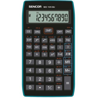 Sencor, Taschenrechner, SEC 105 BU calculator (Batteriebetrieb) Sencor, Taschenrechner, SEC 105 BU calculator (Batteriebetrieb)