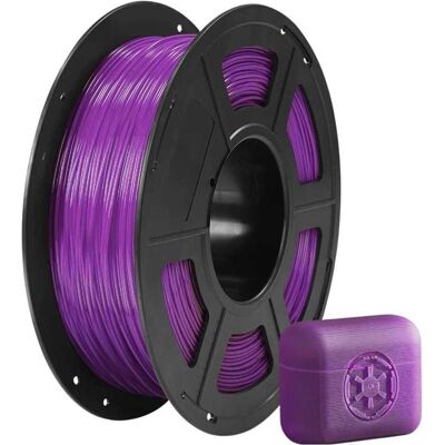 Anycubic TPU-Filament (transparentes Violett) 1 kg (TPU, 1.75 mm, 1000 g), 3D Filament, Violett, Transparent Anycubic TPU-Filament (transparentes Violett) 1 kg (TPU, 1.75 mm, 1000 g), 3D Filament, Violett, Transparent