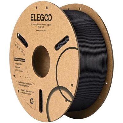 Elegoo PLA-CF Filament (Black) (PLA-CF, 1000 g, 1.75 mm), Filament, Schwarz Elegoo PLA-CF Filament (Black) (PLA-CF, 1000 g, 1.75 mm), Filament, Schwarz