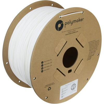 Polymaker PolyTerra PLA (PLA, 1.75 mm, 1000 g), 3D Filament, Weiss Polymaker PolyTerra PLA (PLA, 1.75 mm, 1000 g), 3D Filament, Weiss
