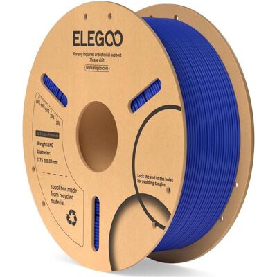 Elegoo PLA Filament with RFID (PLA, 1.75 mm, 1000 g), 3D Filament, Blau Elegoo PLA Filament with RFID (PLA, 1.75 mm, 1000 g), 3D Filament, Blau