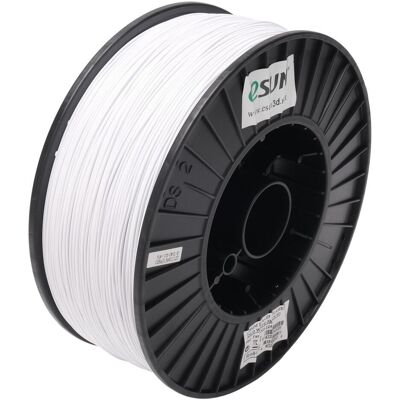 eSUN PLA+ Filament 1.75mm Kaltweiss 3Kg (PLA, 1.75 mm, 3000 g), 3D Filament, Weiss eSUN PLA+ Filament 1.75mm Kaltweiss 3Kg (PLA, 1.75 mm, 3000 g), 3D Filament, Weiss