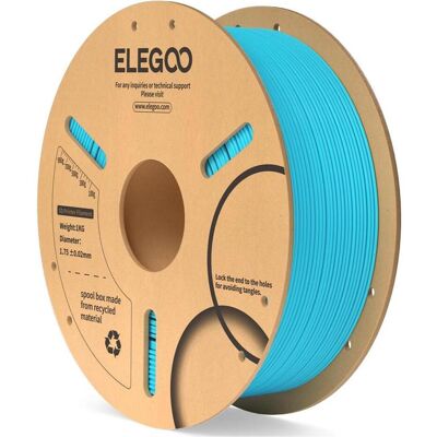 Elegoo PLA-Filament 1,75 mm, 1 kg – Himmelblau (PLA, 1.75 mm, 1000 g), 3D Filament, Blau Elegoo PLA-Filament 1,75 mm, 1 kg – Himmelblau (PLA, 1.75 mm, 1000 g), 3D Filament, Blau