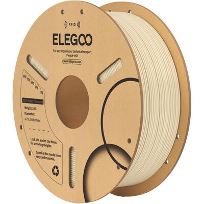 Elegoo PLA RFID 1,75mm BEIGE 1kg (PLA, 1000 g, 1.75 mm), Filament, Beige Elegoo PLA RFID 1,75mm BEIGE 1kg (PLA, 1000 g, 1.75 mm), Filament, Beige