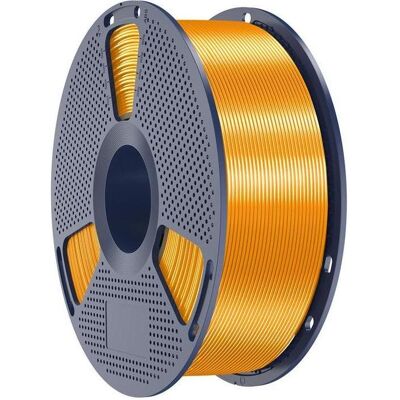 Sunlu PLA+ Seidenfilament (Messing) (PLA+, 1.75 mm, 1000 g), 3D Filament, Mehrfarbig Sunlu PLA+ Seidenfilament (Messing) (PLA+, 1.75 mm, 1000 g), 3D Filament, Mehrfarbig