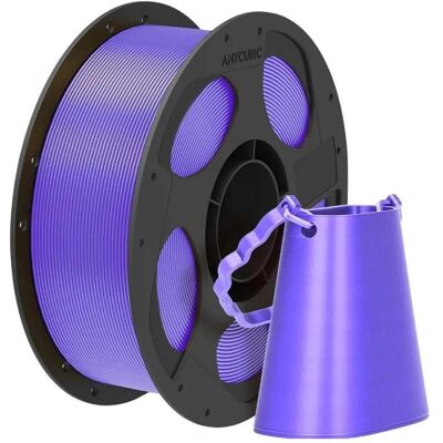 Anycubic PLA Silk Filament 1kg Purple (PLA, 1.75 mm, 1000 g), 3D Filament, Violett Anycubic PLA Silk Filament 1kg Purple (PLA, 1.75 mm, 1000 g), 3D Filament, Violett