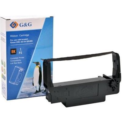 G&G, Schreibmaschine Zubehör, Farbband kompatibel mit Epson C43S015374/ERC30/ERC38B G&G, Schreibmaschine Zubehör, Farbband kompatibel mit Epson C43S015374/ERC30/ERC38B