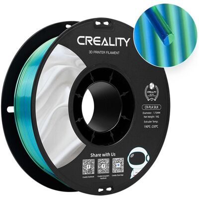 Creality CR-Seide (1290 g, 1.75 mm), Filament, Blau, Grün Creality CR-Seide (1290 g, 1.75 mm), Filament, Blau, Grün