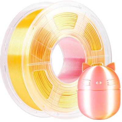 Anycubic PLA Silk Filament DC 1kg Pink Gold (PLA, 1000 g, 1.75 mm), Filament, Mehrfarbig Anycubic PLA Silk Filament DC 1kg Pink Gold (PLA, 1000 g, 1.75 mm), Filament, Mehrfarbig