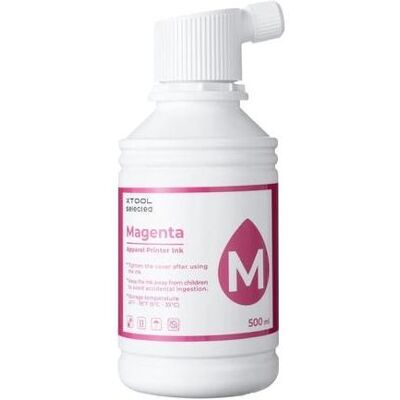 XTool Selected Apparel Printer Ink - Magenta (500 ml), 3D Zubehör XTool Selected Apparel Printer Ink - Magenta (500 ml), 3D Zubehör