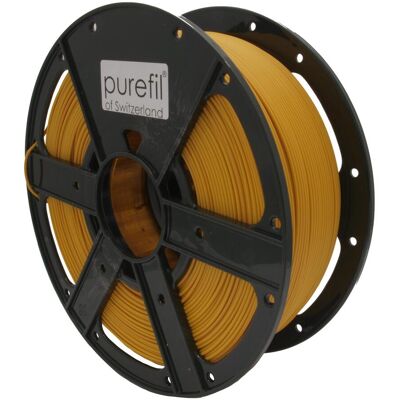 Purefil PLA Filament (2.85 mm, 1000 g), 3D Filament, Gold Purefil PLA Filament (2.85 mm, 1000 g), 3D Filament, Gold