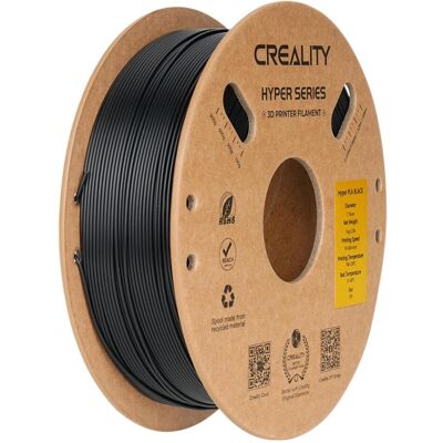 Creality Filament PLA Hyper (PLA, 1.75 mm, 1000 g), 3D Filament, Schwarz Creality Filament PLA Hyper (PLA, 1.75 mm, 1000 g), 3D Filament, Schwarz