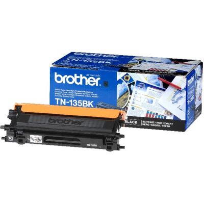 Brother Toner, TN-135BK Toner schwarz 5000 Seiten ISO/IEC 19798 Schwarz HL-4040 CN (BK) Brother Toner, TN-135BK Toner schwarz 5000 Seiten ISO/IEC 19798 Schwarz HL-4040 CN (BK)