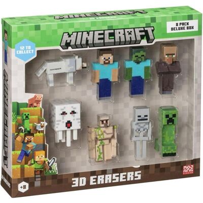 Inno3D Minecraft 3d Erasers - 8 Pack Deluxe Box Ver.A, 3D Drucker Zubehör Inno3D Minecraft 3d Erasers - 8 Pack Deluxe Box Ver.A, 3D Drucker Zubehör