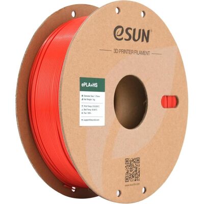 eSUN EPLA+HS 1,75mm RED 1kg (PLA, 1.75 mm, 1000 g), 3D Filament, Rot eSUN EPLA+HS 1,75mm RED 1kg (PLA, 1.75 mm, 1000 g), 3D Filament, Rot