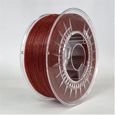 Devil Design Filament PLA 1,75mm 1kg - Galaxy Red) (PLA, 1.75 mm, 1000 g), 3D Filament, Rot Devil Design Filament PLA 1,75mm 1kg - Galaxy Red) (PLA, 1.75 mm, 1000 g), 3D Filament, Rot