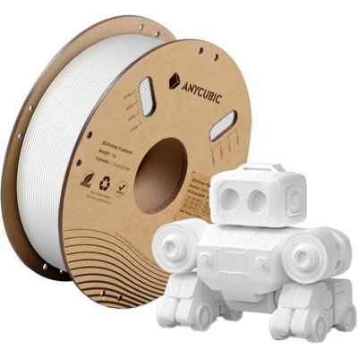 Anycubic Filament High Speed PLA 1 KG (Biały) (PLA, 1.75 mm, 1000 g), 3D Filament, Weiss Anycubic Filament High Speed PLA 1 KG (Biały) (PLA, 1.75 mm, 1000 g), 3D Filament, Weiss