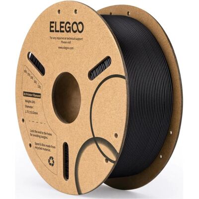 Elegoo PLA-CF (PLA-CF, 1.75 mm, 1000 g), 3D Filament, Schwarz Elegoo PLA-CF (PLA-CF, 1.75 mm, 1000 g), 3D Filament, Schwarz