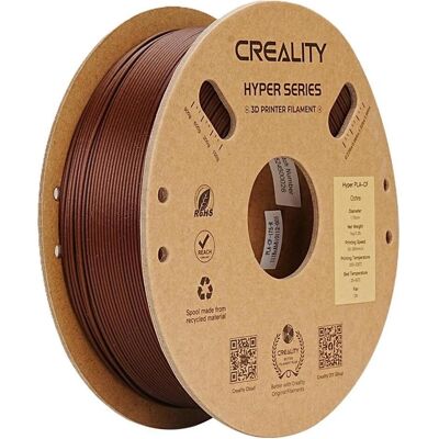 Creality Hyper Carbon (PLA, 1.75 mm, 1000 g), 3D Filament, Orange, Braun Creality Hyper Carbon (PLA, 1.75 mm, 1000 g), 3D Filament, Orange, Braun