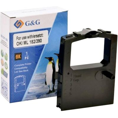 G&G, Schreibmaschine Zubehör, Farbband kompatibel mit OKI 09002303/ ML182 G&G, Schreibmaschine Zubehör, Farbband kompatibel mit OKI 09002303/ ML182