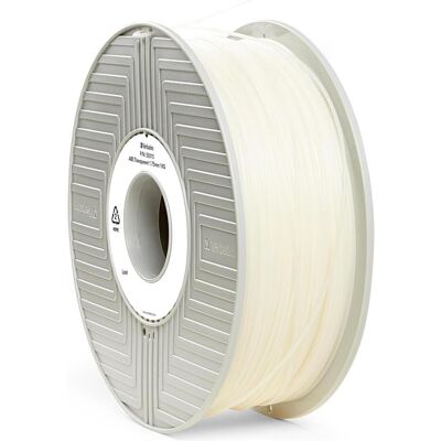 Verbatim Filament (ABS, 1.75 mm, 1000 g), 3D Filament, Transparent Verbatim Filament (ABS, 1.75 mm, 1000 g), 3D Filament, Transparent