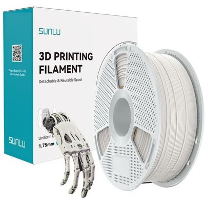 Sunlu - Easy PA (Nylon, 1.75 mm, 1000 g), 3D Filament, Weiss Sunlu - Easy PA (Nylon, 1.75 mm, 1000 g), 3D Filament, Weiss