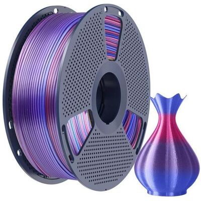 Sunlu PLA+ Seidenfilament (Rainbow 02) (PLA+, 1.75 mm, 1000 g), 3D Filament, Mehrfarbig Sunlu PLA+ Seidenfilament (Rainbow 02) (PLA+, 1.75 mm, 1000 g), 3D Filament, Mehrfarbig