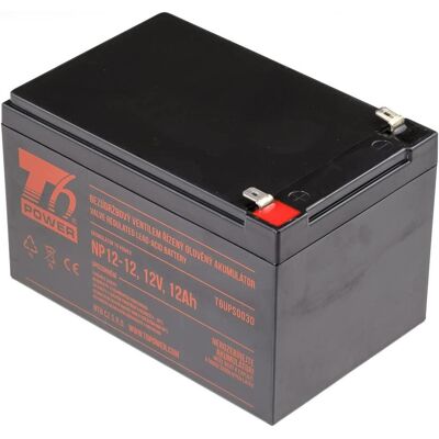 T6 Power NP12-12 - 12V 12Ah Batterie T6 Power NP12-12 - 12V 12Ah Batterie