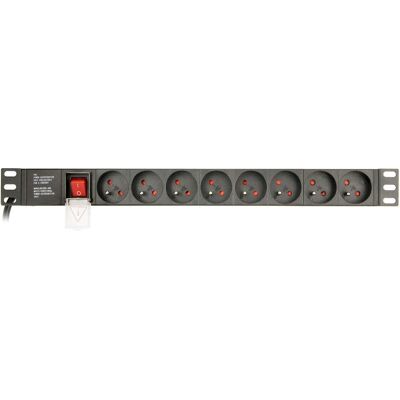 Gembird EG-PDU-014-F Rack-Stromverteilungseinheit (8 FR-Buchsen 1 HE 16 A Schuko-Stecker 3..., USV Zubehör Gembird EG-PDU-014-F Rack-Stromverteilungseinheit (8 FR-Buchsen 1 HE 16 A Schuko-Stecker 3..., USV Zubehör