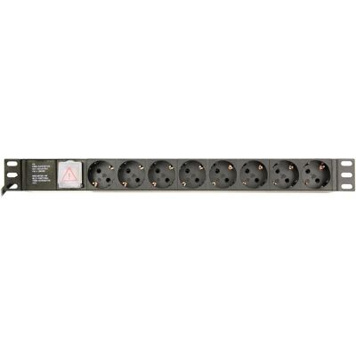 Gembird EG-PDU-014 Stromverteilereinheit (PDU) 8 AC-Ausgänge 1U, USV Zubehör Gembird EG-PDU-014 Stromverteilereinheit (PDU) 8 AC-Ausgänge 1U, USV Zubehör