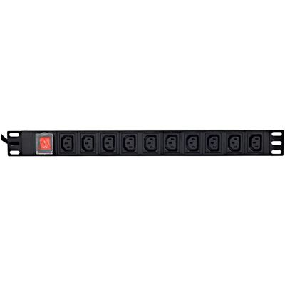 Gembird Listwa RACK 10 gniazd C13 1U 2m, USV Zubehör Gembird Listwa RACK 10 gniazd C13 1U 2m, USV Zubehör