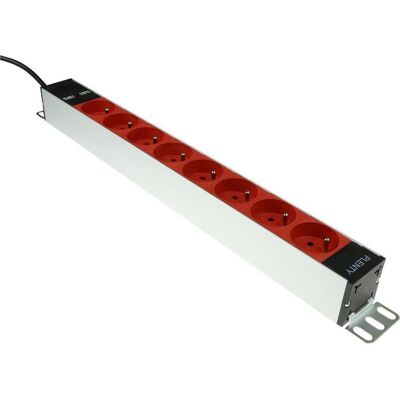 Plenty PDU met C14 UPS Steker en 8 x Type E (Belgium) outlets, USV Zubehör Plenty PDU met C14 UPS Steker en 8 x Type E (Belgium) outlets, USV Zubehör