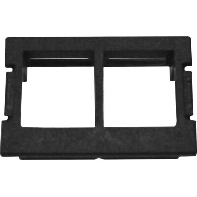Plenty 2 ports frame module for desktop power distribution unit, USV Zubehör Plenty 2 ports frame module for desktop power distribution unit, USV Zubehör