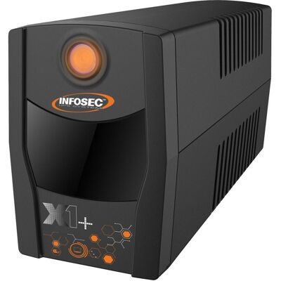 Infosec UPS X 700VA (700 VA, 360 W, Line-Interaktiv USV), USV Infosec UPS X 700VA (700 VA, 360 W, Line-Interaktiv USV), USV