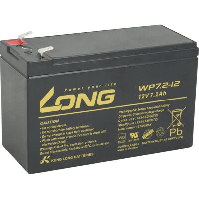 Avacom LONG 7,2AH LEAD-ACID BATTERY F2 (WP7.2-12 F2), USV Zubehör Avacom LONG 7,2AH LEAD-ACID BATTERY F2 (WP7.2-12 F2), USV Zubehör