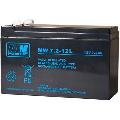 Mw Power MW 7. USV-Batterie Plombierte Bleisäure (VRLA) 7,2 Ah, USV Zubehör Mw Power MW 7. USV-Batterie Plombierte Bleisäure (VRLA) 7,2 Ah, USV Zubehör